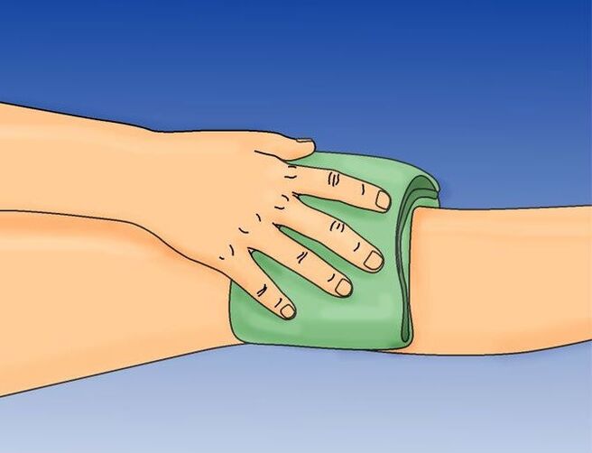 compress the knees for arthrosis